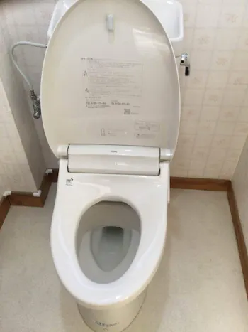 東京都青梅市のお客様の洗浄便座交換工事　具体的な工事内容2