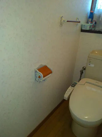 東京都青梅市のお客様のトイレ便座交換　具体的な工事内容6