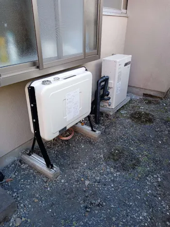 東京都青梅市のお客様の石油給湯器・オイルタンク交換工事　具体的な工事内容1