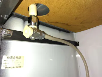 神奈川県相模原市のお客様のビルトインコンロ・ガスコンロ工事　具体的な工事内容2