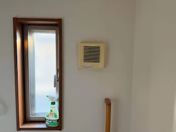 静岡県西椎路のお客様の浴室換気扇工事　具体的な工事内容3