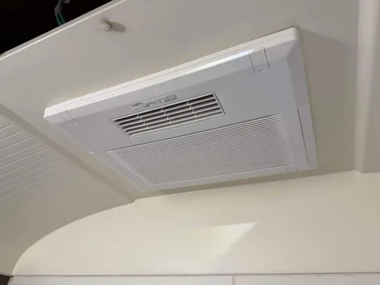 工事後　静岡県西椎路のお客様の浴室換気扇工事