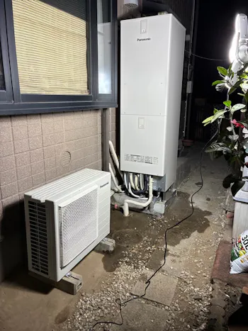 群馬県邑楽郡のお客様のエコキュート交換工事