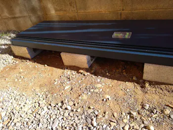 東京都あきる野市のお客様の物置・倉庫工事　具体的な工事内容1