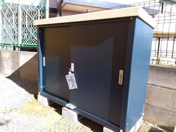 東京都あきる野市のお客様の物置・倉庫工事