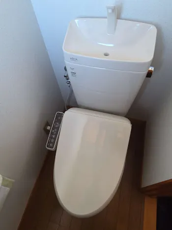 栃木県益子町のお客様のトイレ工事