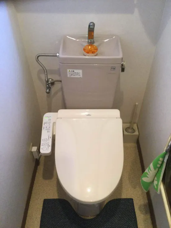 工事後　埼玉県飯能市のお客様の温水便座交換工事