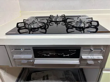 群馬県前橋市のお客様のビルトインコンロ交換工事