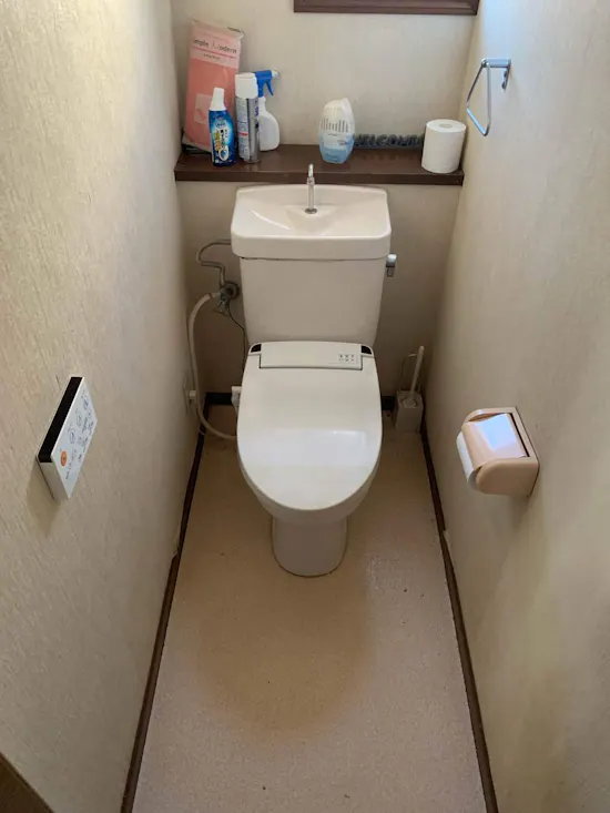 工事前　埼玉県本庄市のお客様のトイレ工事