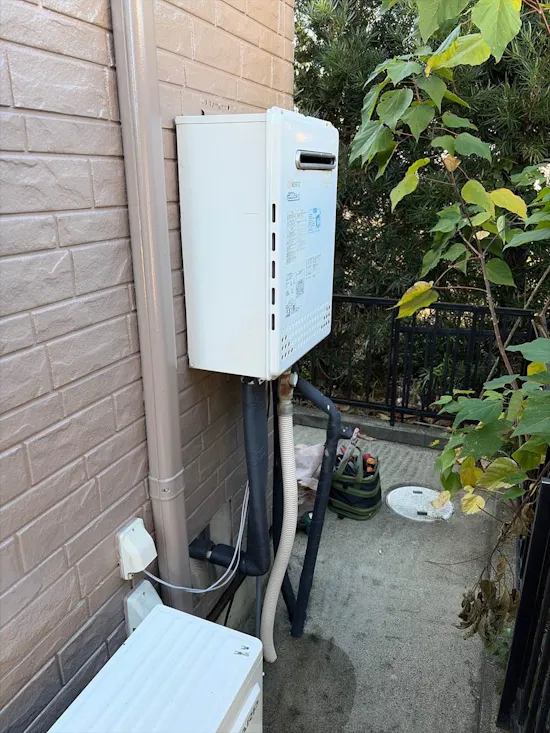 工事前　千葉県茂原市のお客様のガス給湯器工事