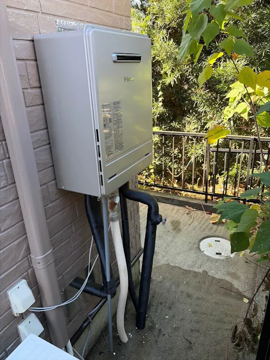 工事後　千葉県茂原市のお客様のガス給湯器工事