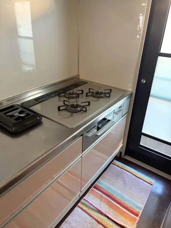 埼玉県北本市のお客様のビルトインコンロ交換工事