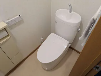 静岡県三島市のお客様のトイレ工事　具体的な工事内容1