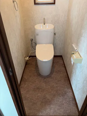 山梨県南都留郡山中湖村のお客様のトイレ工事