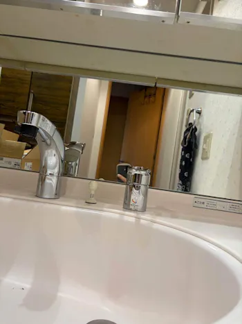 埼玉県桶川市のお客様の洗面水栓交換工事