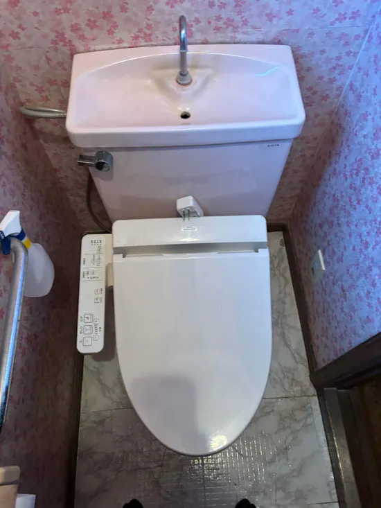 工事前　茨城県龍ケ崎市のお客様のトイレ工事