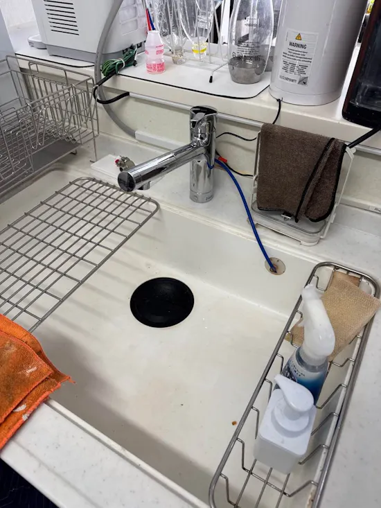 工事後　静岡県浜松市のお客様のキッチン水栓交換工事