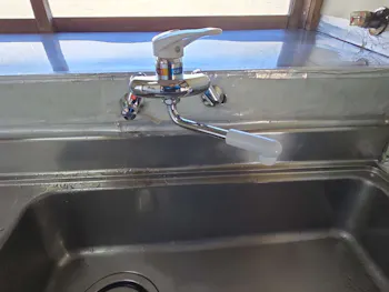 栃木県大田原市のお客様のキッチン水栓交換工事