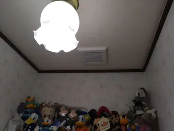 神奈川県大和市のお客様の浴室換気扇工事　具体的な工事内容1