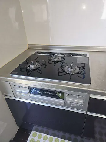 茨城県水戸市のお客様のビルトインコンロ・ガスコンロ工事