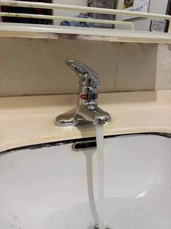 工事後　埼玉県桶川市のお客様の洗面所水栓交換工事