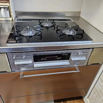 神奈川県三浦市のお客様のビルトインコンロ・ガスコンロ工事