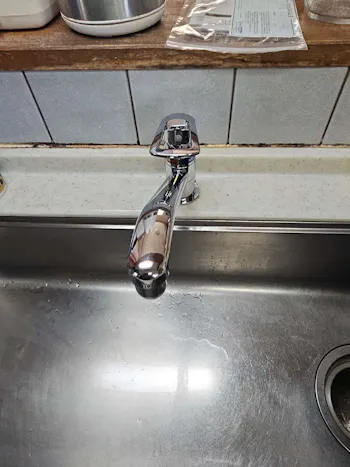 三重県津市のお客様の水栓交換工事