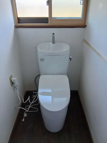 茨城県北茨城市のお客様のトイレ設置工事