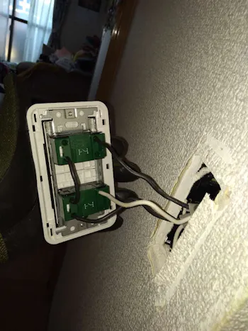 東京都立川市のお客様のスイッチ工事　具体的な工事内容2