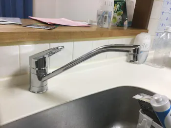 東京都青梅市のお客様の台所混合水栓交換工事