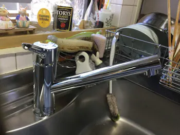 東京都青梅市のお客様の混合栓交換工事