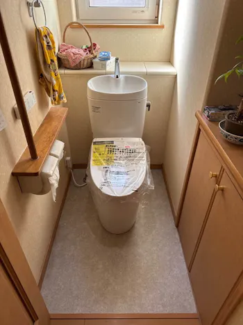 静岡県袋井市のお客様のトイレ工事
