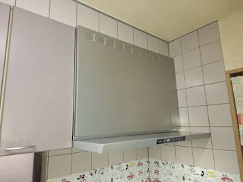 宮城県大崎市のお客様のレンジフード交換工事