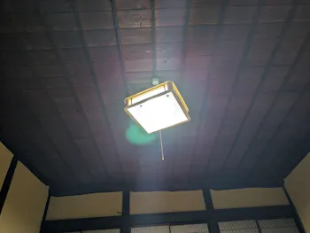 長野県中野市のお客様の照明交換工事