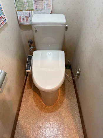 静岡県袋井市のお客様のトイレ工事