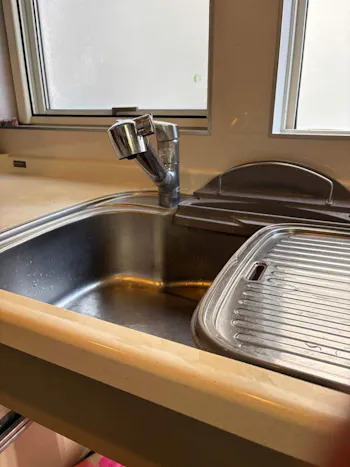 三重県桑名市のお客様のビルトインコンロ+混合栓交換工事　具体的な工事内容2