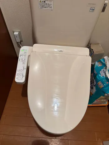 群馬県前橋市のお客様の便座交換工事