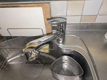 静岡県静岡市葵区のお客様のキッチン水栓工事