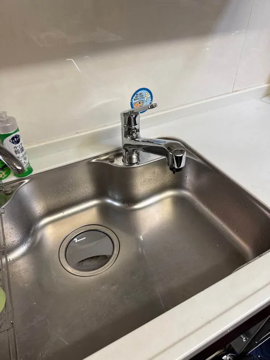 工事後　静岡県磐田市のお客様の水栓工事