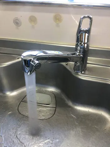 埼玉県入間市のお客様のキッチン水栓工事　具体的な工事内容1