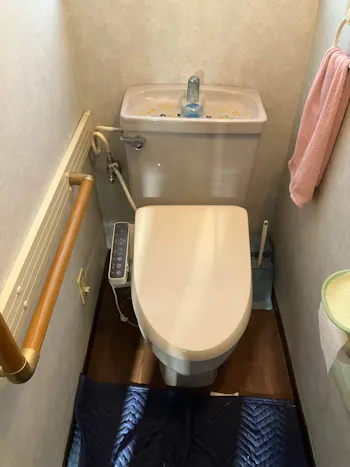 埼玉県児玉郡上里町のお客様の便座交換工事