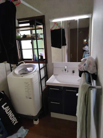 東京都国分寺市のお客様の洗面化粧台交換工事