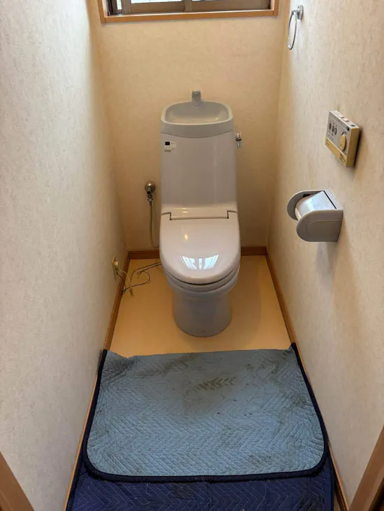 工事前　三重県桑名市のお客様のトイレ工事