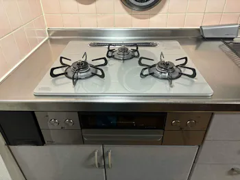 東京都町田市のお客様のビルトインコンロ交換工事