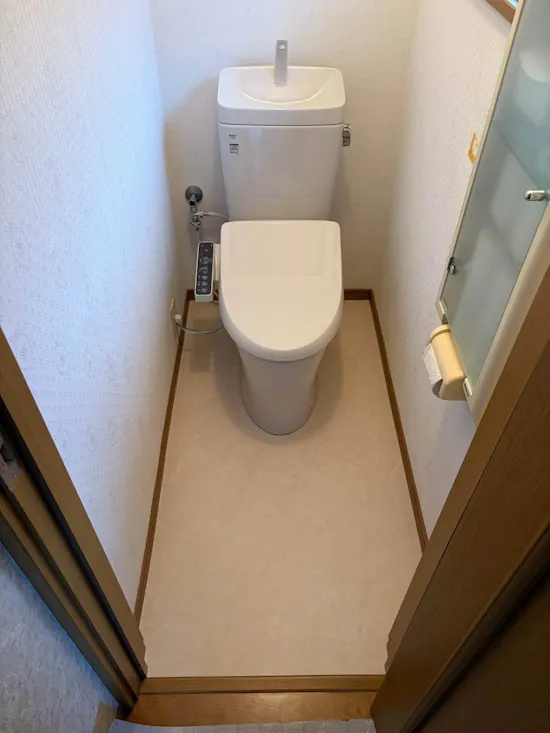 工事後　埼玉県鴻巣市のお客様のトイレ工事