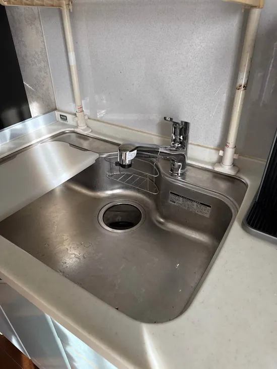 工事後　静岡県磐田市のお客様のキッチン水栓工事