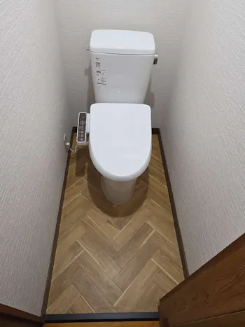 福島県東白川郡棚倉町のお客様のトイレ交換工事