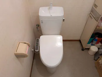 静岡県磐田市のお客様のトイレパック工事　具体的な工事内容1