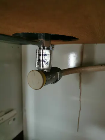 神奈川県茅ケ崎市のお客様のビルトインコンロ交換工事　具体的な工事内容1