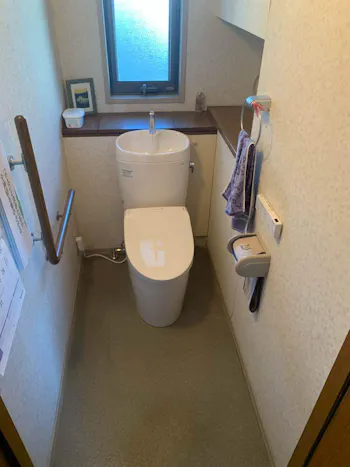 群馬県館林市のお客様のトイレ工事・レンジフード工事